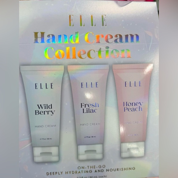 Elle Hand Cream Trio - Wild Berry, Fresh Lilac, Honey Peach - Picture 1 of 1